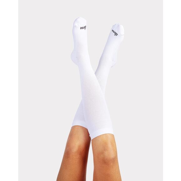 Clove Shoes Compression Socks White Medium - Picture 1 of 6